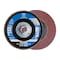 Pferd 4-1/2" x 5/8-11 Thd. POLIFAN Flap Disc - A SG STEELOX, Aluminum oxide, 80 Grit, Conical 62304 - alternate 1
